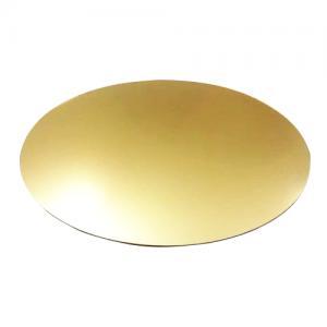 1 mm Altın Renkli Aynalı-Gold Pleksi Levha - Yuvarlak -Daire Kesim 100x100